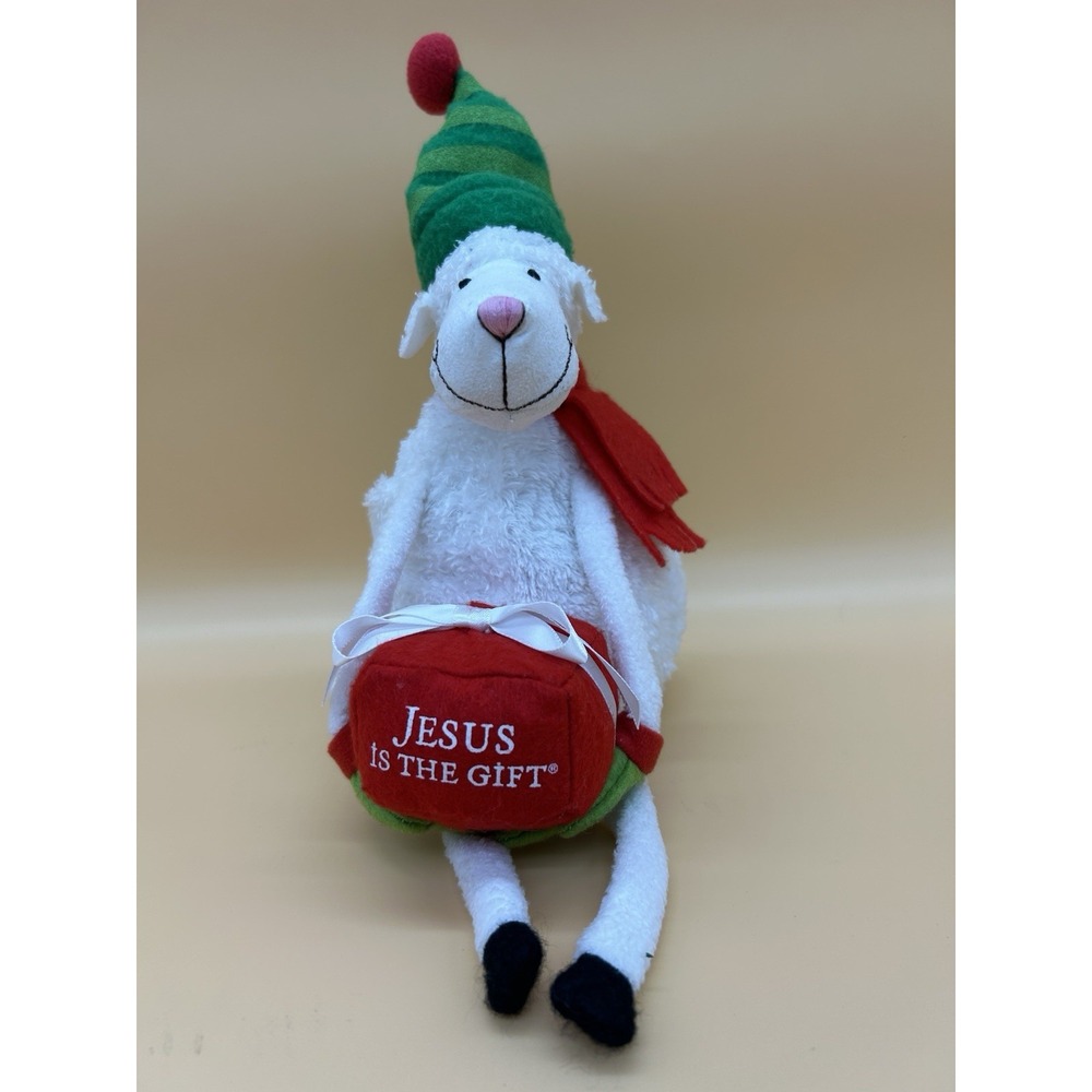 Dayspring Hallmark Jesus Is The Gift Lamb Plush Christmas Christian
